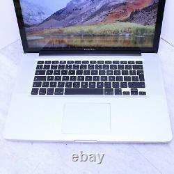 Apple Macbook Pro A1286 8,2 15 Intel Core i7 2720qm 2nd 2.2Ghz 4GB 128GB SSD