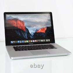 Apple Macbook Pro A1286 Core i7 M620 4GB RAM 256GB SSD GeForce GT 330 NO BATTERY