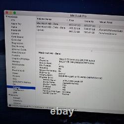 Apple Macbook Pro A1398 Ratina i7 SSD 500 GB 16GB RAM (2013)