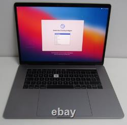 Apple Macbook Pro, A1707, Intel i7-7700HQ, 16GB DDR3, 240GB SSD, MacOS Big Sur