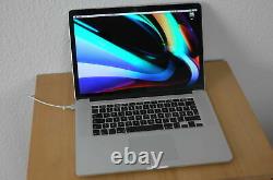 Apple Macbook Pro Retina 15 2.5GHz 512GB SSD Mid 2015 von 2017 Batterie/TFT gut