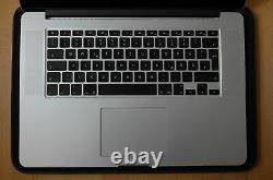 Apple Macbook Pro Retina 15 2.5GHz 512GB SSD Mid 2015 von 2017 Batterie/TFT gut