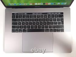 Apple Macbook Pro Touch Bar A1990 15 i7 2.6-4.5GHz 512GB NVMe 16GB RAM Radeon