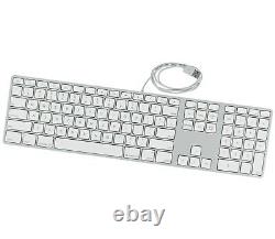 Apple Wired Keyboard for Mac Mini iMac Macbook Pro Numeric Keypad White A1243 0