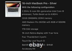 Apple macbook pro 16 inch 2019