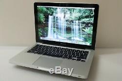 Fast Apple Macbook Pro 13 Mac Laptop / i5 2.5GHZ 500GB HD / Warranty + Latest OS