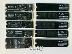 Lot of 10 Apple Original 512GB 256GB 128GB Macbook Pro Air SSDs Broken/Untested