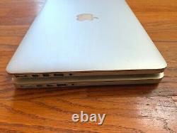 Lot of 2 Apple Macbook pro 13 Retina i5 8GB 16GB RAM Screen issues READ