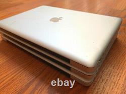 Lot of 3 Apple macbook pro 15 5,3 a1286 2009 3.06GHz 2.8GHz 4GB RAM NVIDIA READ