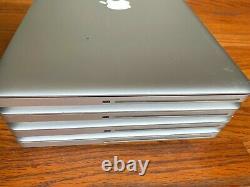 Lot of 4 Apple Macbook Pro 15 2010 2009 a1286 i5 2.66 2.53GHz 8GB RAM READ