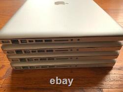 Lot of 4 Apple Macbook Pro 15 2010 2009 a1286 i5 2.66 2.53GHz 8GB RAM READ