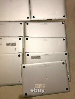 Lot of 70 macbook pro a1398 a1286 a1466 a1465 a1278 Bottom case covers Grade C D