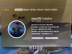 MacBook Pro 13 A1278 Mid 2012 Core i5 2.5 Ghz. Catalina 10.15.7 (SSD 128 GB)