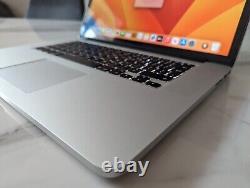 MacBook Pro 15 2015 Intel Core i7 Quad-Core 16GB RAM macOS Ventura VGC