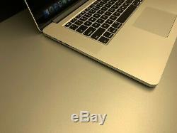 MacBook Pro 15 RETINA 3.2GHz Quad Core i7 16GB RAM 500GB SSD WARRANTY OS-2015