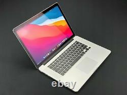 MacBook Pro 15 Retina i7 Quad 4.0GHz Turbo 16GB 512GB SSD Big Sur 2020