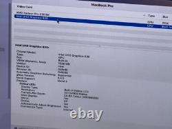 MacBook Pro 16 2019 Touch Bar Apple Core i7 2.6Ghz 16GB RAM 500GB SSD A2141