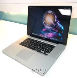 MacBook Pro 17 2.2GHz Quad i7 Crucial MX300 SSD 8GB RAM Catalina
