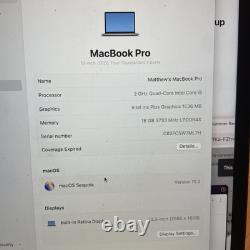 MacBook Pro Retina 13-inch (2020) Core i5 16gb Good Working Order