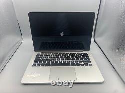 MacBook Pro Retina A1425 13 2013 Intel Core i5 CPU 8GB RAM 256GB SSD -Silver