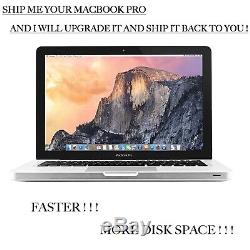MacBook Pro Upgrade Service I will upgrade your Mac Faster More Disk Space