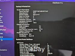 Macbook Pro 13,2 i5-6267U 8GB RAM 512GB Storage 13 with Display Issue