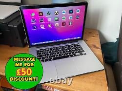 Macbook Pro 15 3.7GHz Quad Core i7 NEW 500GB SSD 16GB RAM DUAL GRAPHICS