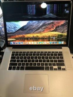 Macbook Pro 15 Retina Late 13 Early 2014 i7 2.6 MGHz 16GB Cracked Lcd Read