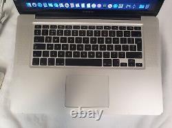 Macbook Pro 15 early 2009 Core 2 Duo 8GB RAM 500GB HD A1286 OS Catalina