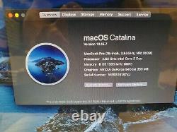 Macbook Pro 15 early 2009 Core 2 Duo 8GB RAM 500GB HD A1286 OS Catalina