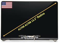 New Macbook Pro A1706 A1708 13'' 2016 2017 LCD Assembly Screen Space Gray