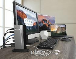 Plugable Thunderbolt 3 Dock with Charging, Compatible with MacBook Pro & Windows