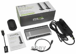 Plugable Thunderbolt 3 Dock with Charging, Compatible with MacBook Pro & Windows