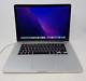 Read! Silver Apple Macbook Pro A1398 Mid 2015 I7 2.2ghz 16gb Ram 256gb Ssd 15.4