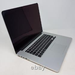 READ! Silver Apple MacBook Pro A1398 Mid 2015 i7 2.2GHz 16GB RAM 256GB SSD 15.4