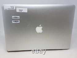 READ! Silver Apple MacBook Pro A1398 Mid 2015 i7 2.2GHz 16GB RAM 256GB SSD 15.4
