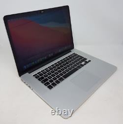 Silver Apple MacBook Pro A1398 Late 2013 i7 2.0GHz 8GB RAM 256GB SSD 15.4
