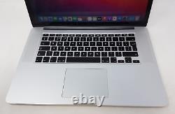 Silver Apple MacBook Pro A1398 Late 2013 i7 2.0GHz 8GB RAM 256GB SSD 15.4