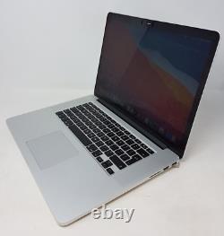 Silver Apple MacBook Pro A1398 Late 2013 i7 2.0GHz 8GB RAM 256GB SSD 15.4