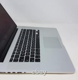 Silver Apple MacBook Pro A1398 Late 2013 i7 2.0GHz 8GB RAM 256GB SSD 15.4