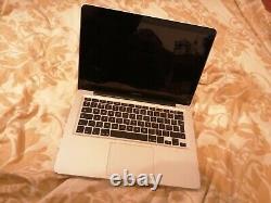 13 Apple Macbook Pro Coeur I5 8gb, MI 2012, Eau Endommagée, Pour Les Pièces De Rechange Ou De Réparation