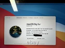 2017 Apple Macbook Pro Retina 13.3 (8gb, 256gb Ssd) État Acceptable