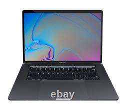 2019 15 Macbook Pro 2.6ghz I7 6-core/16 Go/256 Go Flash/555x 4gb/space Gray
