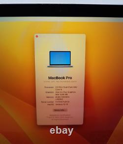 A1708 Argent 13 Apple MacBook Pro 2017 i5 8 Go 256 Go 236 Compte de Cycle de Charge