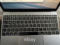 Apple 12 MacBook A1534 Late 2016 Core M5 1.2GHz 8GB 500GB Excellent Condition can be translated to: Apple 12 MacBook A1534 fin 2016 Core M5 1,2 GHz 8 Go 500 Go en excellente condition.