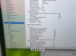 Apple 13 MacBook Pro Touch Bar 2018 Intel i7 8e Gén 512 Go SSD 16 Go RAM A1989 $