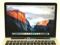Apple 2015 Macbook Pro Retina 13 Ssd 512 Go 3.17ghz I7 16gb Mf843ll / A + A