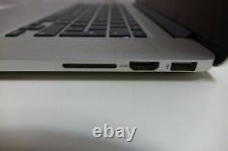 Apple A1398 Macbook Pro MID 2015 Ordinateur Portable 251 Go Ssd, 16 Go Ram, I7-4770hq