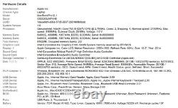 Apple MacBook Pro 12,1 A1502 13 Début 2015 Core i5-5257U 8 Go 256 Go SSD