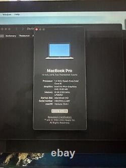 Apple MacBook Pro 13.3 A2159 2019 i5 -8257U 8GB RAM 128GB SSD Argent Grade A